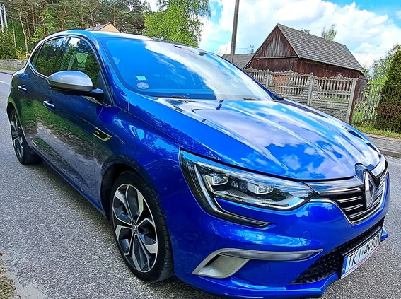 Renault Megane cena 66600 przebieg: 38000, rok produkcji 2018 z Kielce małe 742